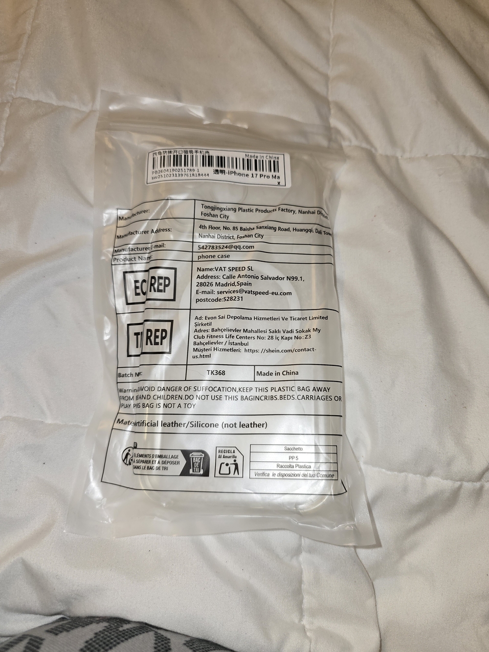 Apple Clear Silicone iPhone Case